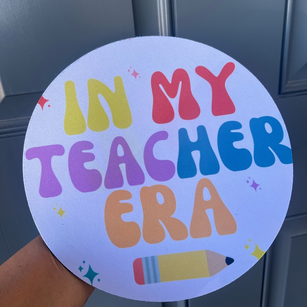 Teacher mouse pad